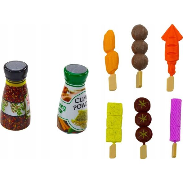 LeanToys Zestaw Przyjęcie Grill Potrawy Napoje Warzywa 40 Elementów 13676293 5905991014966