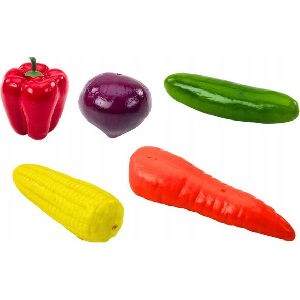 LeanToys Zestaw Miękkie Warzywa 24 Elementy 13676308 5905991014973