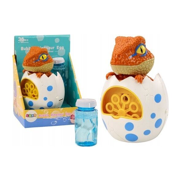 LeanToys Maszynka Do Baniek Mydlanych Dinozaur W Jajku Płyn 13676349 5905991015284