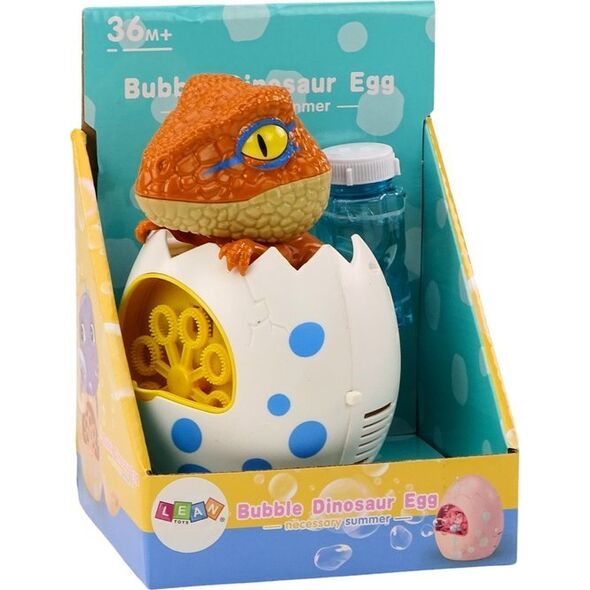LeanToys Maszynka Do Baniek Mydlanych Dinozaur W Jajku Płyn 13676349 5905991015284