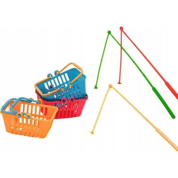 LeanToys Gra Zręcznościowa Łowienie Rybek Stoliczek Różowy 13676382 5905991015796