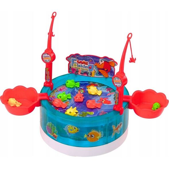 LeanToys Gra Magnetyczna Zręcznościowa Łowienie Rybek Światła Dźwięki 13676386 5905991015789