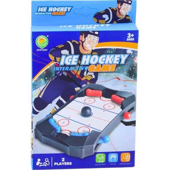 LeanToys Gra Zręcznościowa Mini Gra Hockey Czarna 13676410 5905991016397