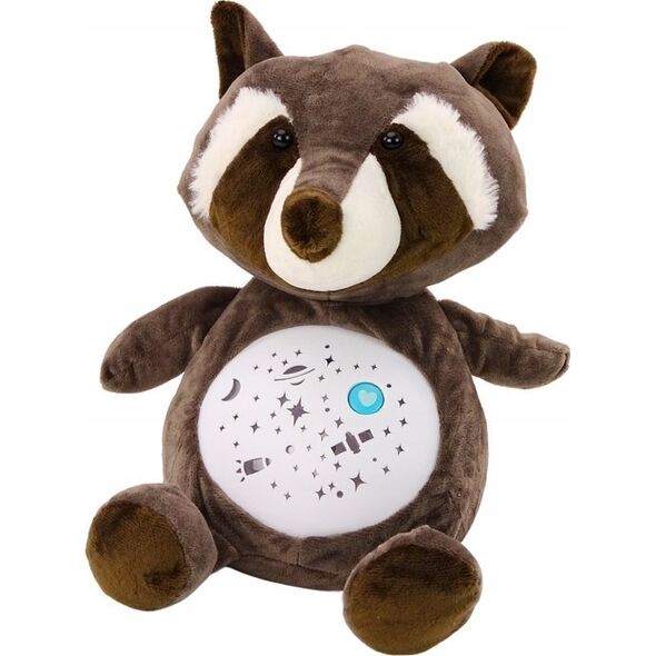 LeanToys Pluszowy Miś Usypiający Światła Dźwięki Tryb Nocny i Dzienny Szop 13676439 5905991017066
