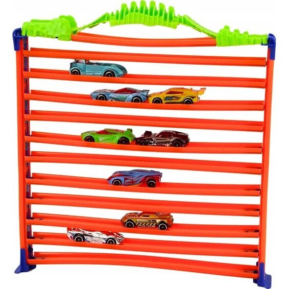 LeanToys Garaż Parking Tor Samochodowy 2w1  Resoraki Pętla 360* Zestaw 13676662 5905991019893