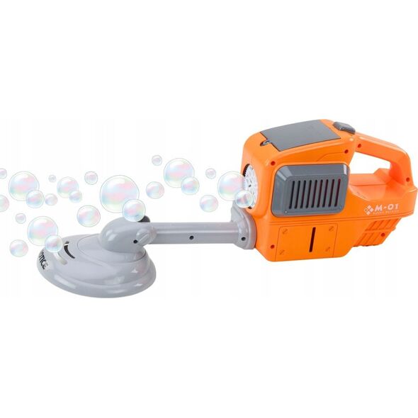 LeanToys Maszyna Do Baniek Mydlanych Kosiarka Podkaszarka Dwa Płyny Pomarańczowa 13676749 5905991021162
