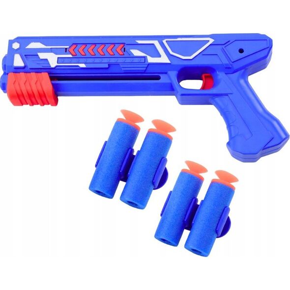 LeanToys Pistolet Na Strzałki 2w1 Wyrzutnia Samolotów Niebieski 13676902 5905991023760