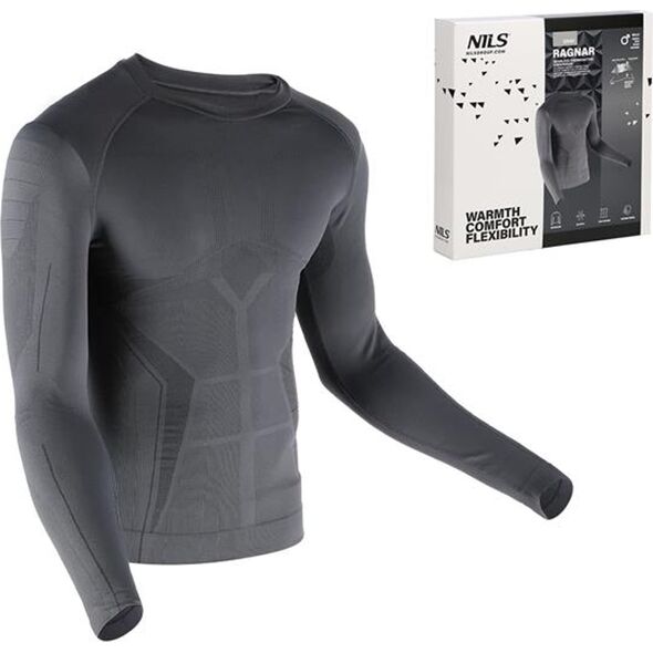 Nils Extreme BTK0060 KOSZULKA TERMOAKTYWNA SZARA MĘSKA 2XL/3XL RAGNAR NILS 13677666 5907695557947