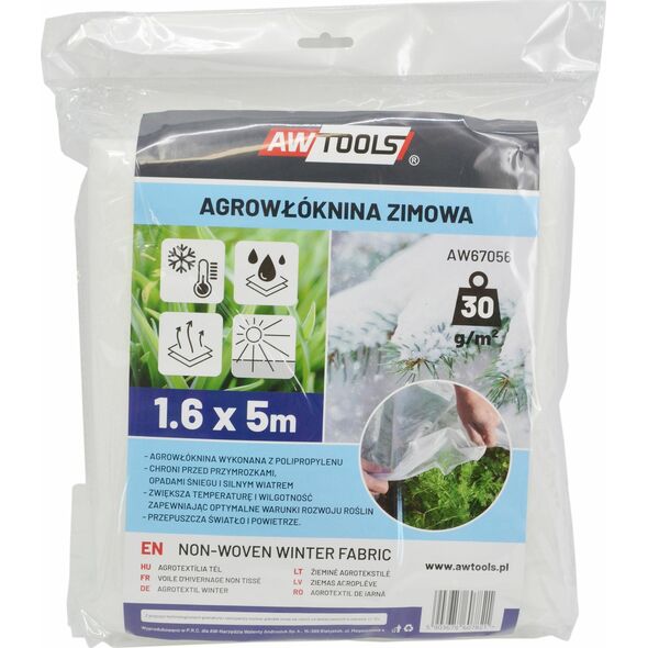 AWTools AWTOOLS AGROWŁÓKNINA ZIMOWA 30g 3,2x10m BIAŁA 13683739 5903678607852