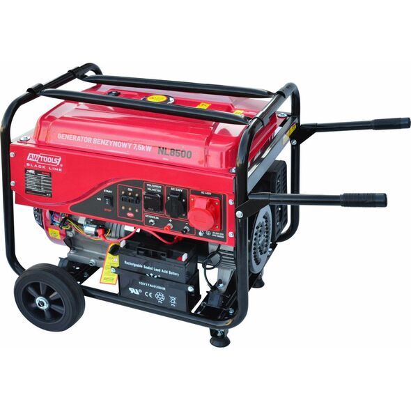 Agregat AWTools AWTOOLS GENERATOR BENZYNOWY 5,0kW 230/400V BLACK LINE 13683740 5903678612276