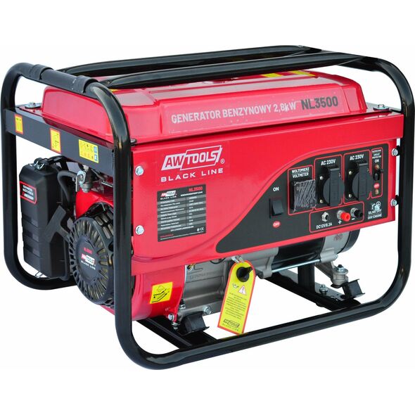 Agregat AWTools AWTOOLS GENERATOR BENZYNOWY 2,8kW 230V BLACK LINE 13683743 5903678610685
