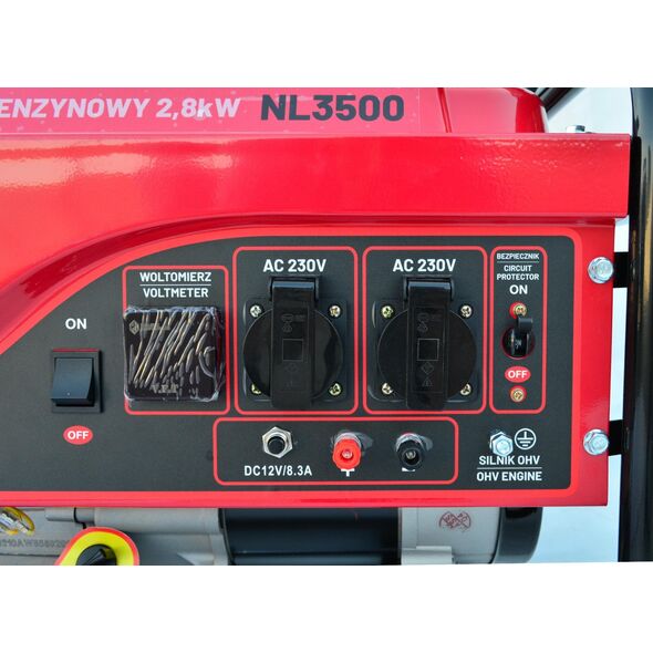 Agregat AWTools AWTOOLS GENERATOR BENZYNOWY 2,8kW 230V BLACK LINE 13683743 5903678610685