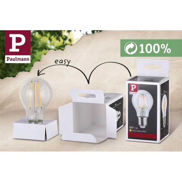 Paulmann Źródło światła prowzrostowe LED Plant GU10 3,5W 95lm 1100K 230V szkło 13684368 4000870289747
