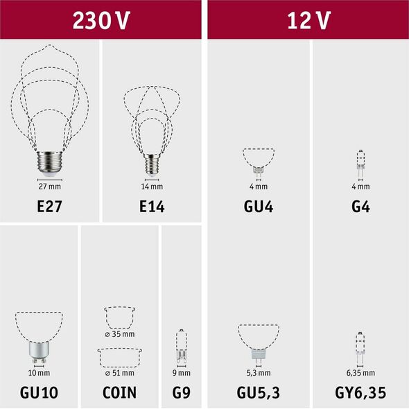 Paulmann Źródło światła prowzrostowe LED Plant GU10 3,5W 95lm 1100K 230V szkło 13684368 4000870289747