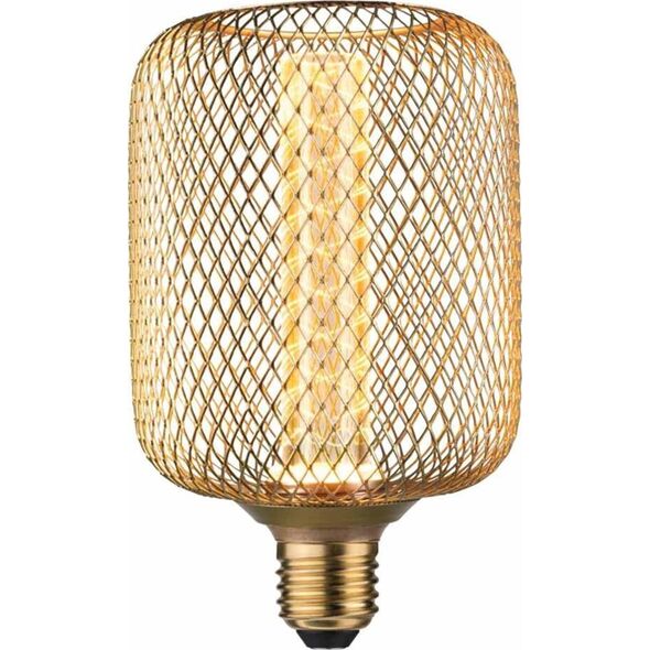 Paulmann Źródło światła LED METALLIC GLOW ZYL mosiądz Spiral E27 4,2W  200lm 1800K 230V 13684384 4000870290859