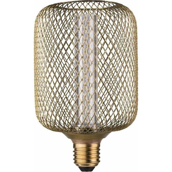 Paulmann Źródło światła LED METALLIC GLOW ZYL mosiądz Spiral E27 4,2W  200lm 1800K 230V 13684384 4000870290859