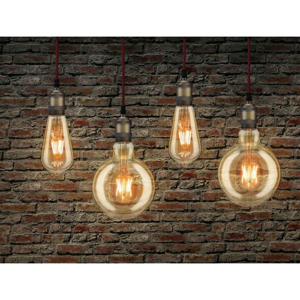 Paulmann Źródło światła LED ST64 3-STEP DIM 6W 470lm E27 1800K 230V złoty / szkło 13684402 4000870291887
