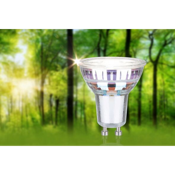 Paulmann Źródło światła LED GU10 ECO LINE 2.5W 450lm 4000K 230V srebrny / szkło 13684409 4000870291948