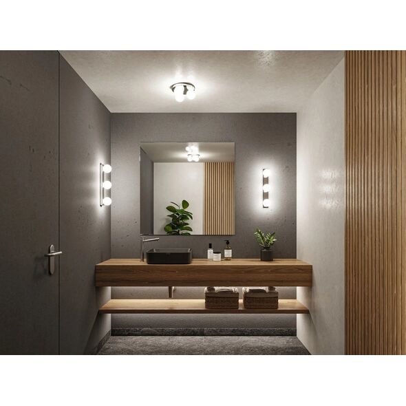 Lampa sufitowa Paulmann Lampa sufitowa łazienkowa GOVE LED G9 max.3x20W IP44 230V chrom satyna / metal 13684449 4000870710623
