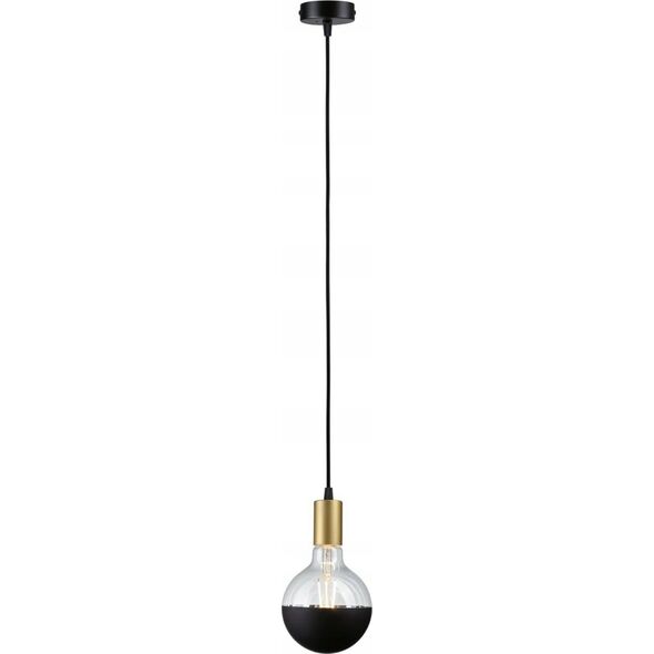Lampa sufitowa Paulmann Lampa sufitowa RAVI E27 max.60W IP44 230V złoty / czarny matowy / metal 13684476 4000870711347