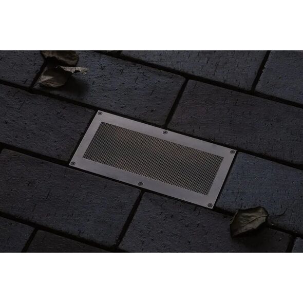 Paulmann Oprawa dogruntowa BRICK LED 1.6W 50lm 3000K IP68 z czujnikiem ruchu 200x100 230V aluminium / stal nierdzewna 13684535 4000870943373