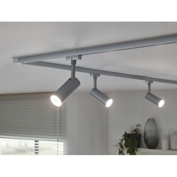 Paulmann Reflektor na szynoprzewód URail TUBO LED 3-STEP DIM 4W 150lm 4000K 230V chrom matowy/ metal 13684626 4000870955963