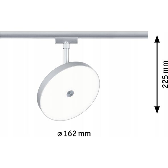 Paulmann Reflektor na szynoprzewód URail HILDOR LED DIM 15W 850lm 4000K 230V chrom matowy/ metal 13684653 4000870967935