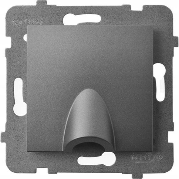 Ospel Przyłącz kablowy Ospel Aria GPPK-1U/M/70 szary mat 13684825 5907577485450