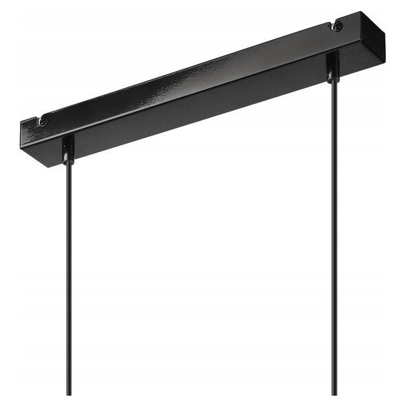 Lampa wisząca Lamkur Lamkur Zoya 45399 lampa wisząca zwis metalowa loft klatka 2x60W E27 czarna/złota 13685349 5907687445399
