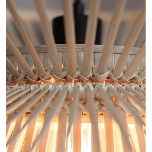 Lampa wisząca Markslojd Markslojd Duplici 108785 lampa wisząca zwis 1x40W E27 czarna/naturalna 13685353 7330024612808