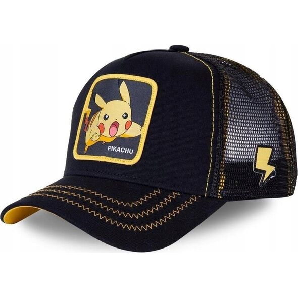 Capslab Capslab Freegun Pokemon Pikachu Cap CL-PKM2-1-PIK7 Czarne One size 13686905 3614000841739