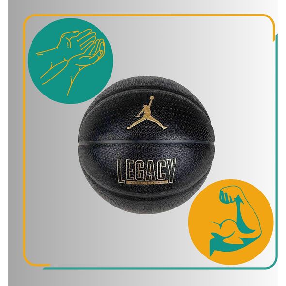 Jordan  Jordan Legacy 2.0 8P In/Out Ball J1008253-051 Czarne 7 13686989 887791164636