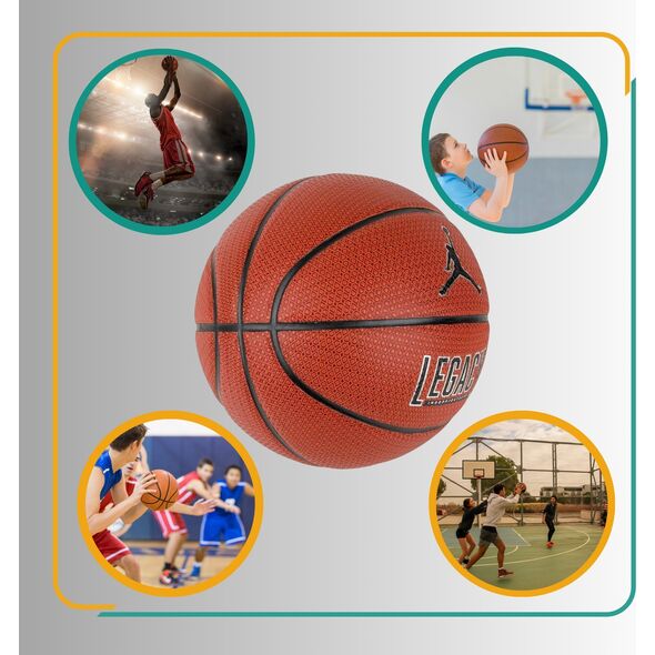 Jordan  Jordan Legacy 2.0 8P In/Out Ball J1008253-855 Pomarańczowe 6 13686992 887791164469