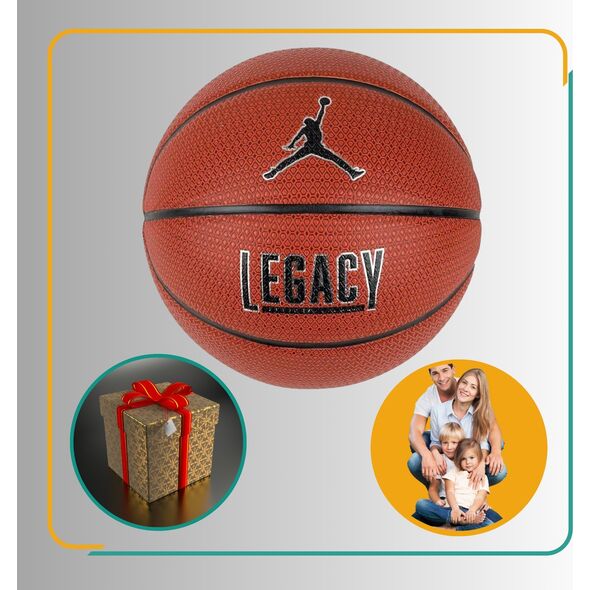 Jordan  Jordan Legacy 2.0 8P In/Out Ball J1008253-855 Pomarańczowe 6 13686992 887791164469