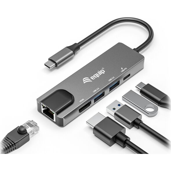 HUB USB Equip Usb-C 5 In1 Multifunction 13687602 4015867231791
