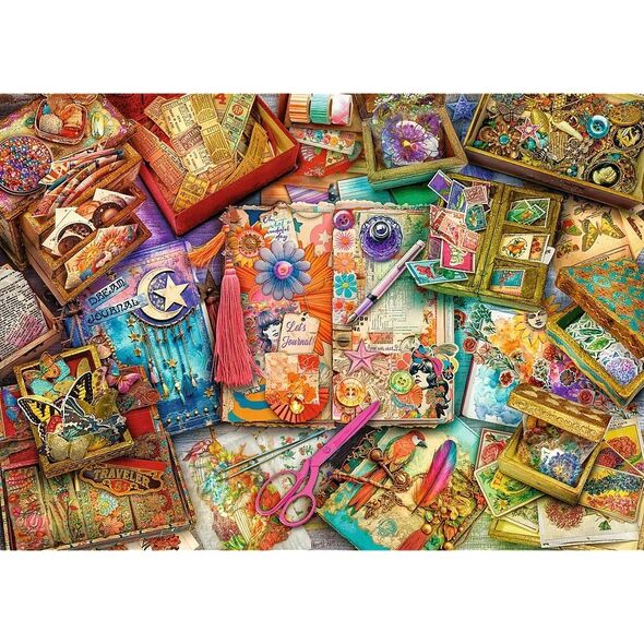 Trefl PUZZLE 1000 PremPlus TeaTime:Biurko dzienn...10849 13694909 5900511108491