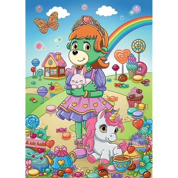 Trefl PUZZLE 100 Glitter Brokatowe Trefliki 14833 13694914 5900511148336
