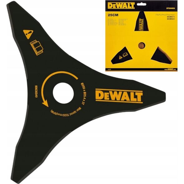 Dewalt 3-zębowe ostrze do zarośli 255mm 13700261 5035048659298