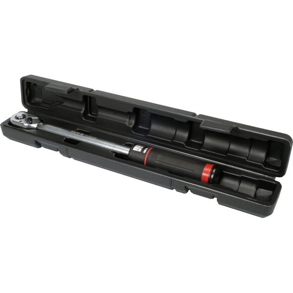 Yato KLUCZ DYNAMOMETRYCZNY 3/8" 10-60Nm CERTYFIKAT + ETUI POKROWIEC YATO 13703074 5906083090875