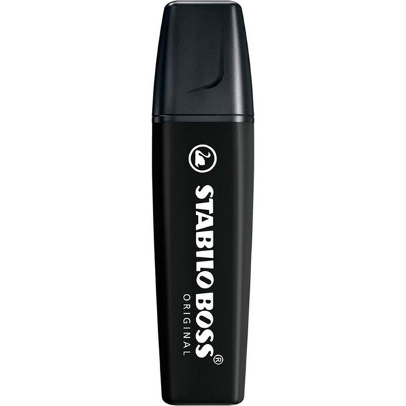 Stabilo Zakreślacz marker STABILO BOSS 70/46 czarny ścięty 2mm-5mm 13724334 4006381599771
