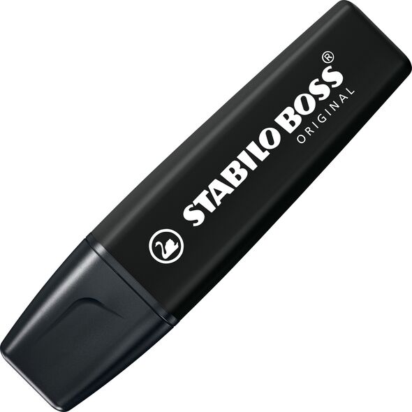 Stabilo Zakreślacz marker STABILO BOSS 70/46 czarny ścięty 2mm-5mm 13724334 4006381599771