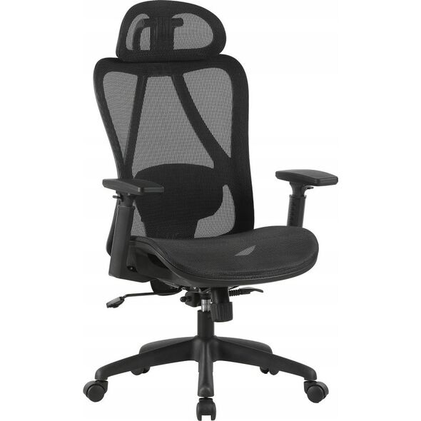 Krzesło biurowe Office Products Fotel biurowy OFFICE PRODUCTS Kalamos, czarny 13756941 5901503628935