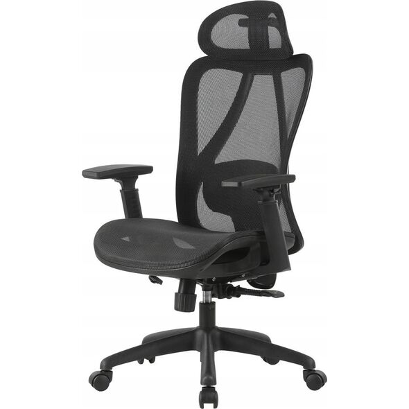 Krzesło biurowe Office Products Fotel biurowy OFFICE PRODUCTS Kalamos, czarny 13756941 5901503628935