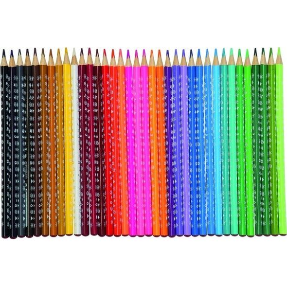Keyroad Kredki ołówkowe KEYROAD, trójkątne, 3mm, 36 szt., pudełko 13757184 6941288745471