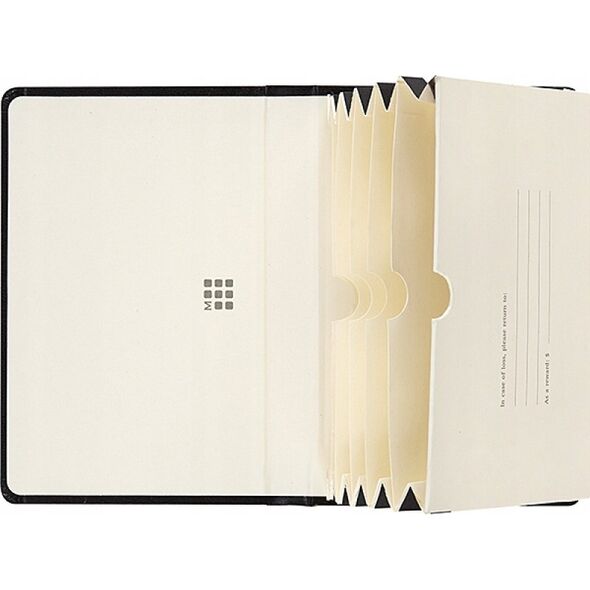 Moleskine MOLESKINE PRO Portfolio P (9x14 cm), 6 kieszonek, czarne 13757221 8058647620336