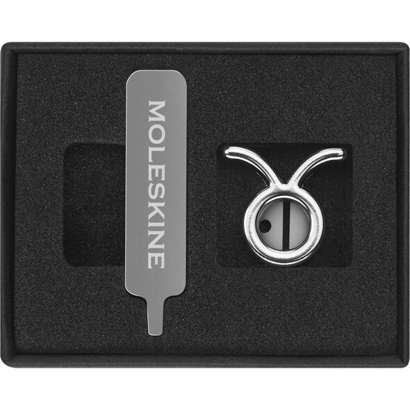 Moleskine Przypinka MOLESKINE, byk, srebrna 13757231 8056598855241