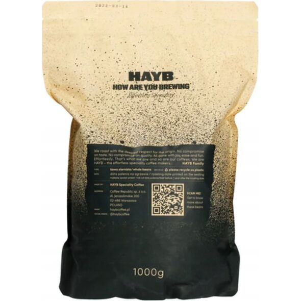 Kawa ziarnista HAYB HAYB - Peru Espresso 1kg 13757631 5904844570529