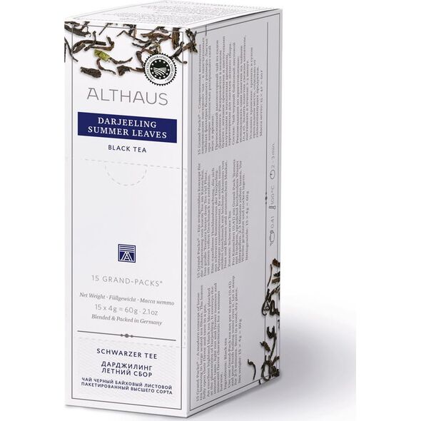 Althaus Althaus - Darjeeling Summer Leaves Grand Pack - Herbata 15 dużych saszetek 13757661 4260312443872