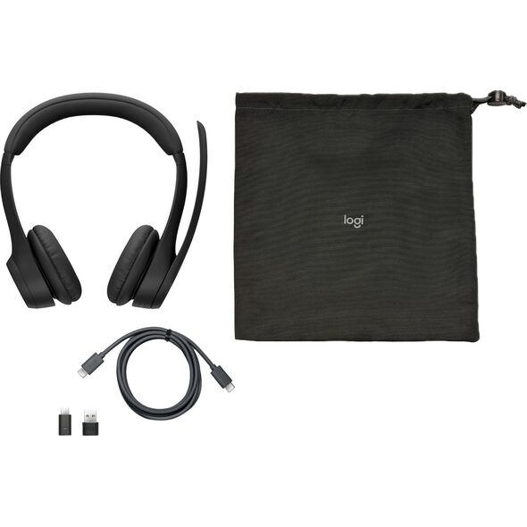 Słuchawki Logitech Logitech Zone 305 - Headset - On-Ear - Bluetooth - kabellos - Adapter USB-C via Bluetooth - Gerauschisolierung - Zertifiziert fur Microsoft Teams, Works With Chromebook Certified 13782464 5099206124561