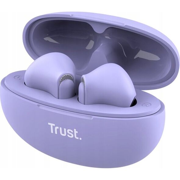 Słuchawki Trust Ausinės EARPHONES YAVI BT ENC/PURPLE 25299 TRUST 13783951 8713439252996